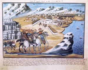 Batalla de Lágkadas, Komboti y Peta de Panagiotis Zographos